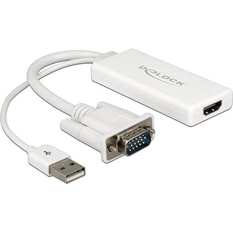 Adapter vga-Stecker auf hdmi-Buchse mit Audio (1/2)