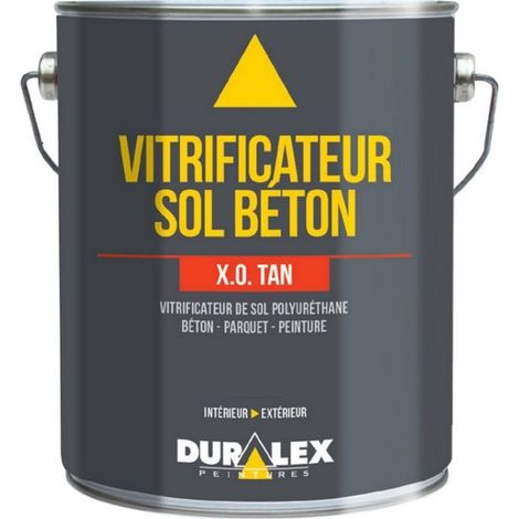 Vitrificateur béton incolore 3L – Finition mate – Résistant aux détergents – Pour intérieur et extérieur – Rendement 13m²/L – Duralex