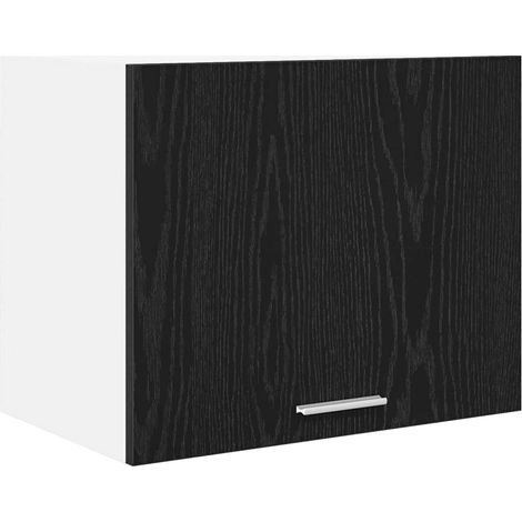Maison Exclusive - Armadio pensile Rovere Nero e Bianco 50 x 31 x 40 cm (1/5)
