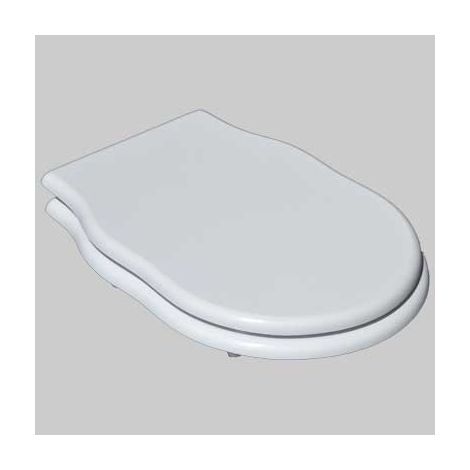 SEDILE COLATO BOHEME Bianco coprivaso copriwater MADE IN ITALY