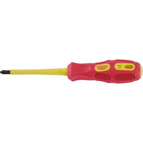 Draper No.2 x 100mm Fully Insulated PZ Slot Screwdriver (69229)