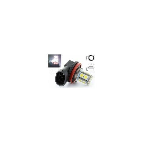 Ampoule H11 LED SMD 13 LED - 12V - Blanc - Faible encombrement - PGJ19-2 (1/5)