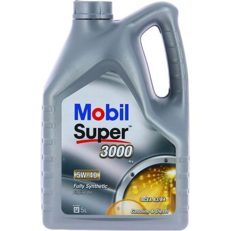 Flacone olio motore - MOBIL - S3000 5W40 - 5 L - 4 stagioni (1/3)