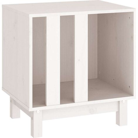Maison Exclusive - Hundehütte Weiß 50x40x52 cm Massivholz Kiefer (1/5)