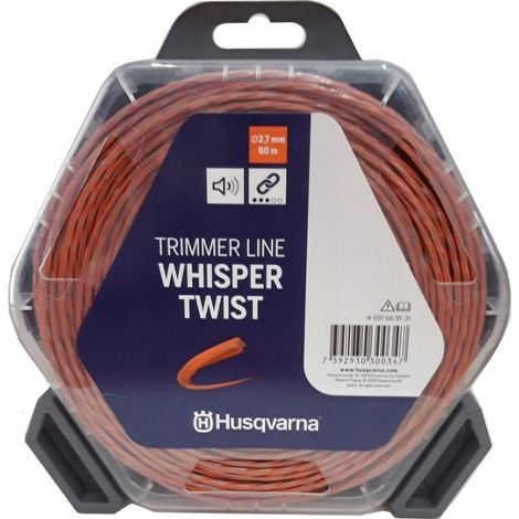 Fil de coupe WHISPER TWIST Fil de coupe Husqvarna 2.7mmx60m ORIGINAL 