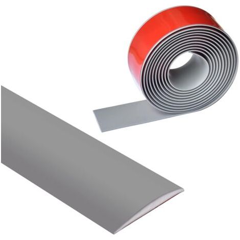 Profilé de seuil en vinyle autocollant 1m – Largeur 5cm – Résistant aux rayures – Pour sols lisses et carrelage (1/5)