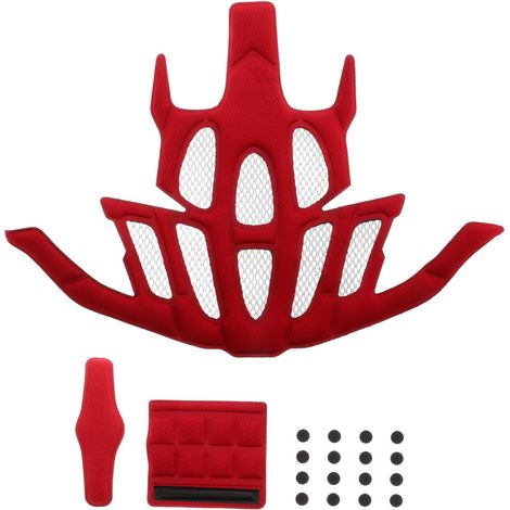 Doublure de Casque de Cyclisme Plusieurs Styles en Éponge Respirante Accessoire Léger et Anti-Transpiration Rouge Plusieurs Styles Installation Facile pour Vélo et VTT