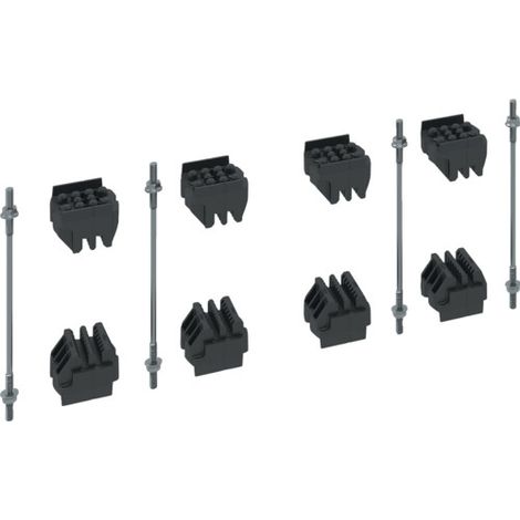 Kit Portabarre 3F+N X 2 Barre ( Hager Cod. Uc825Bb )