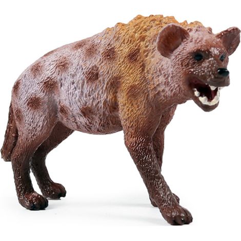 Figurines de hyènes décoratives en PVC, modèles d'animaux sauvages à collectionner pour enfants (1/5)