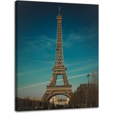 Leinwandgemälde Architektur Eiffelturm 30x40