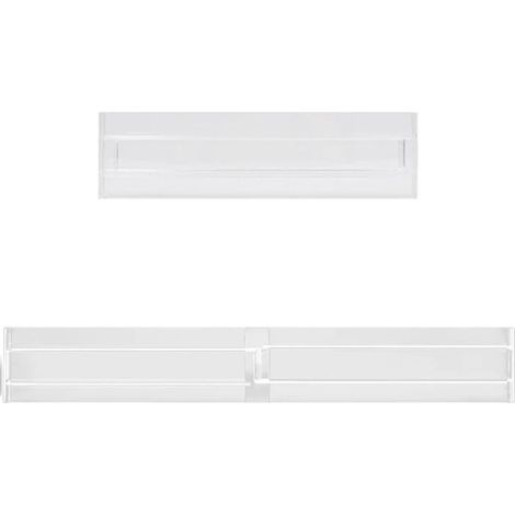 4PCS Separateur Tiroirs, Separateur Tiroirs Reglable Séparateurs de tiroirs Transparents, réglables et Extensibles, en Acrylique (1/5)