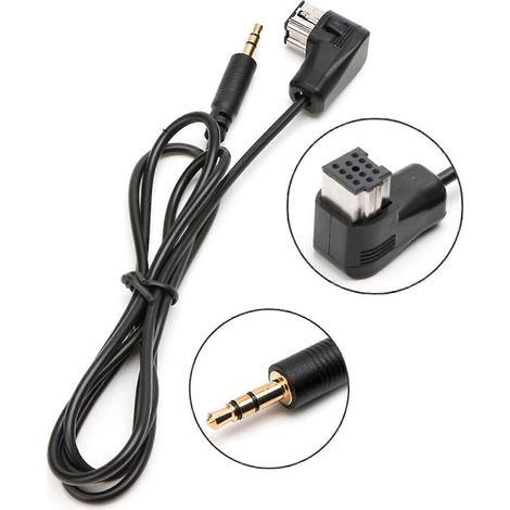 Adaptateur d'entrée MP3 pour autoradio Pioneer IP-BUS (câble auxiliaire) (1/5)