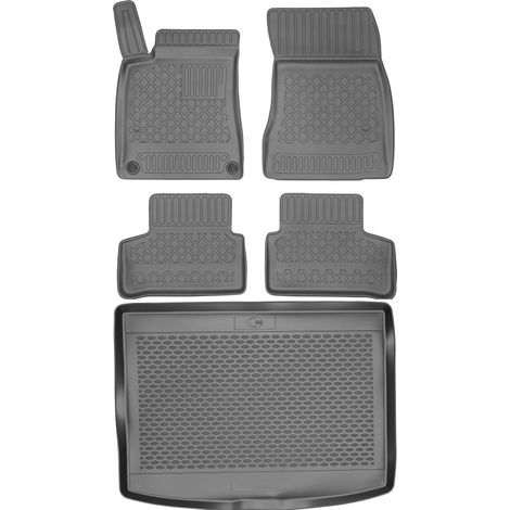 Juego de alfombrillas para coche y maletero para Mercedes Clase B W247 (modelo 2019).