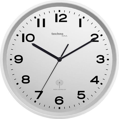 [GEBRAUCHT] B-Ware Funk Wanduhr Uhr Xxl Analog Uhr Analog Techno Line Dcf 77 Funk Empfang Funk Uhr