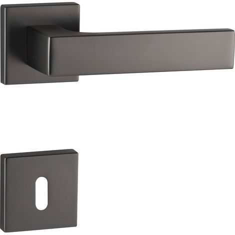 MARCHESI Drückergarnitur BUDAPEST Rosette BB, 38-45 mm, Zamak vernickelt dunkel (1/3)