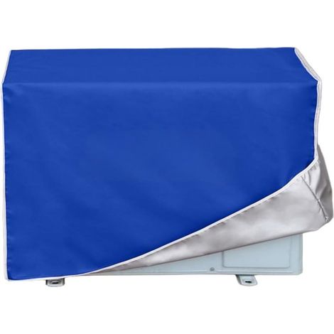 Pool-Wärmepumpenabdeckung, wasserdichte und staubdichte Abdeckung für Außenklimaanlagen, für Wärmepumpen und Split-Klimageräte (Blau, 98x40x75cm) (1/5)
