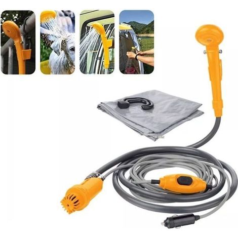 Tragbare 12V Wasserpumpe für Camping, Wandern, Wohnwagen und Boote