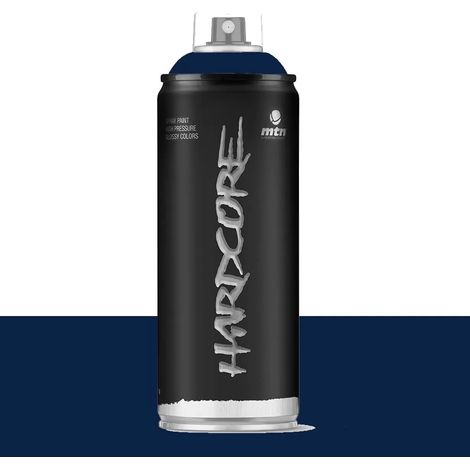Bombe de peinture aérosol MTN Hardcore Bleu leviatan (RV-230) 0,4 L (1/2)