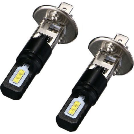 2x H1 6000k Superhellweißes Antibeschlag-Scheinwerfer-Set 80W (1/5)