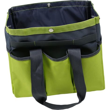 Sac à outils de jardinage multifonctionnel en toile Oxford robuste (conception multipoches) – un sac de rangement pratique pour les accessoires de jar (1/4)