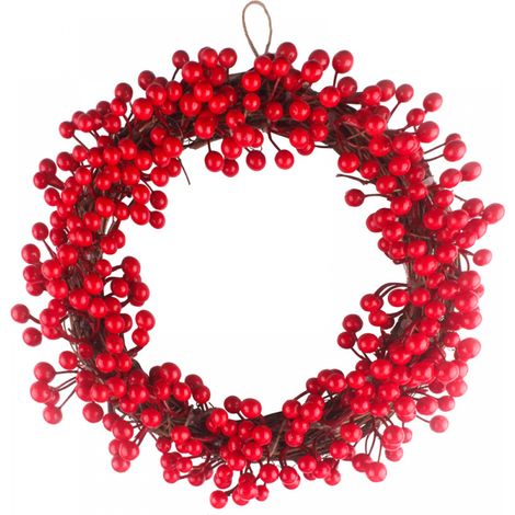 Décorations de Noël couronnes porte 35 cm (1/4)
