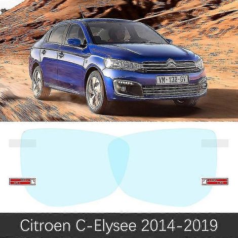 Film de protection pour rétroviseur intérieur Citroën C-Élysée (2014-2019) : protection intégrale, anti-buée et imperméable. Accessoires compatibles avec les modèles 2015 et 2016. (1/5)