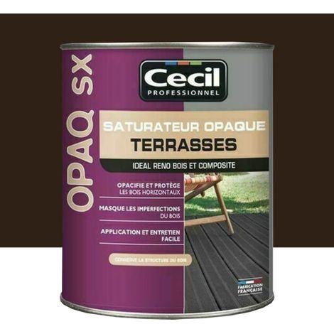 Saturateur Terrasses Cécil OPAQ SX Wengé 1 L