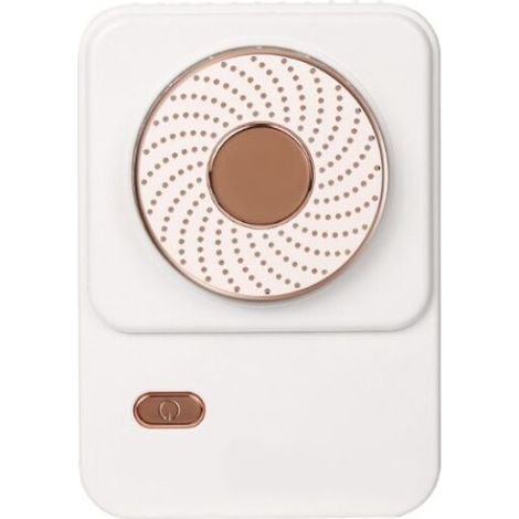 USB-Halsventilator ohne Rotorblätter, kleiner tragbarer Hochleistungsventilator (weiß) (1/5)