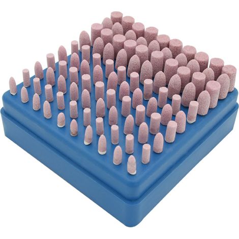 EASYCOMFORT 100 PCS 3mm Tige Laine feutre Mandrel Monté Polissage Tête Multifonctionnel Meulage Point de Polissage (1/4)