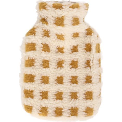 Bouillotte Doudou 1000ml Anti-Brûlure avec Couverture Polaire pour Maison, Bureau et Voyage (1/5)