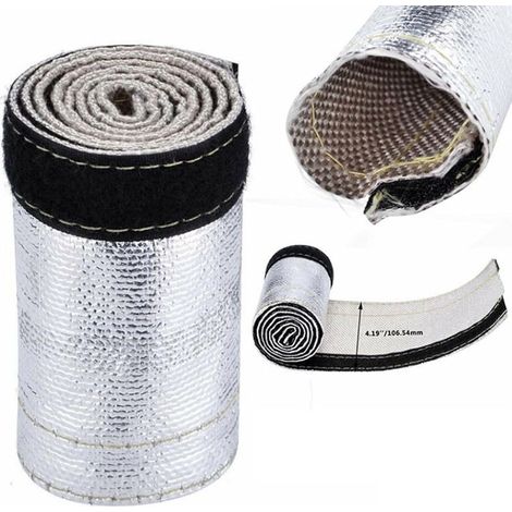 Couvercle de conduit de cable isolé et blindé thermiquement en métal, tube enroulé en spirale de 600x106 mm, facile à installer. (1/4)