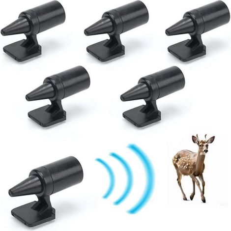 6 PCS Sifflets Ultrasons Anti-Gibier pour Avertissement Cerf (1/4)