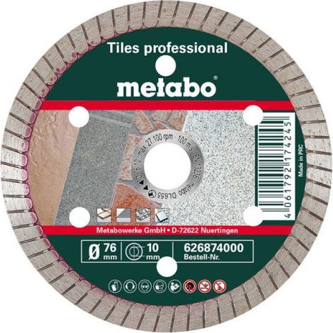 Metabo - Diamanttrennscheibe 76x10 mm 626874000 (1/2)