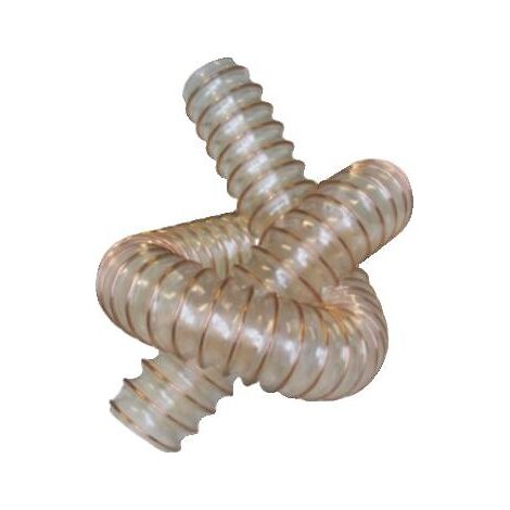 Gaines souples WINDFLEX 400 en polyuréthane-ester armé avec un fil cuivré, ventilation, aspiration, Ø int = 160mm L= 10m - TRICOFLEX (1/2)