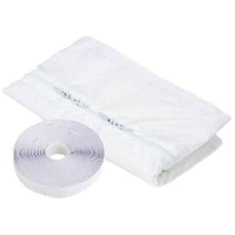 Kit di sigillatura per porte e finestre per condizionatori d'aria portatili da 300 cm, kit di sfiato per finestre per condizionatori d'aria portatili, asciugatrici e deumidificatori, tubo di scarico, (1/4)