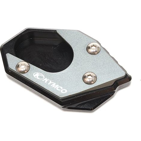 (Coussin de béquille - Gris) Compatible avec les modèles KYMCO Downtown 300, 300i, 350i, 200i et Xciting 250/400. Béquille latérale, extension, plaque, bouchon de valve de pneu. Maxpower (1/4)