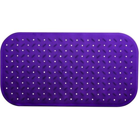 tapis Fond de baignoire antidérapant Caoutchouc CLASS 36x65cm Violet MSV