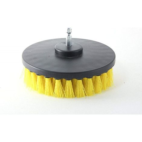 Brosse de nettoyage pour perceuse de 12,7 cm - Pour joints, sols, baignoires, douches, carrelages, salle de bain et cuisine (1/3)