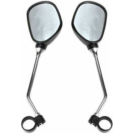 Pair 1 Paire Rétroviseur Vélo Guidon Réglable, Miroir de Vélo Incassable (1/3)