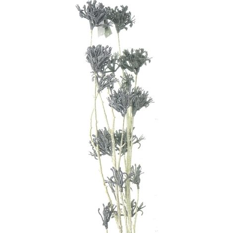 DPI Weihnachtsdeko Fantasiezweig Silberfarben mit Glitter 107 cm - Kunstblumen (1/2)