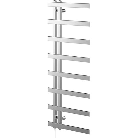 Wholesale Domestic Anderson Chrome 1150mm x 500mm Designer Electric Heated Towel Rail (1/5)