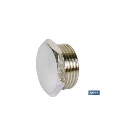 Confezione da 5 tappi esagonali filettatura maschio R-3/4
