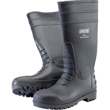 Draper Safety Wellington Boots- Size 8 (S5) (2698) (1/5)