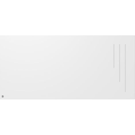 Radiateur électrique fixe à inertie sèche céramique 2000W Bestherm SPARK horizontal blanc (1/5)