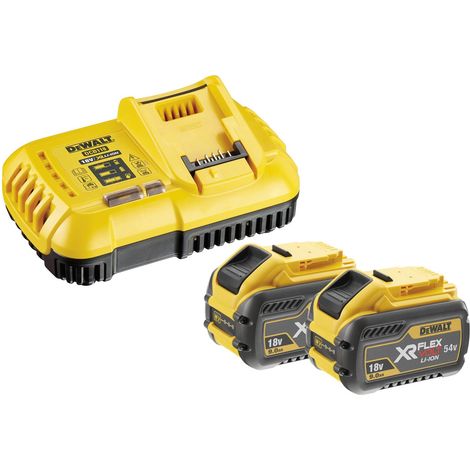 Power Set DeWALT FlexVolt DCB118X2 (2 x 54V/18V 9,0 Ah + DCB118)