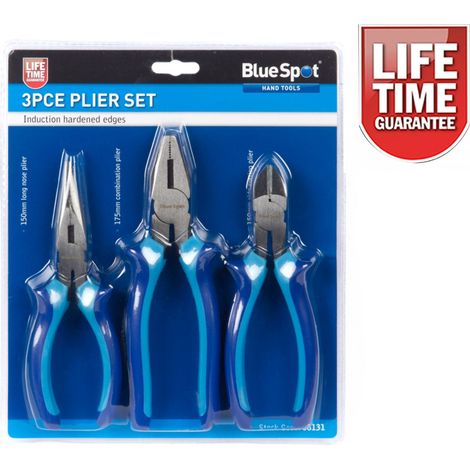 Blue Spot Tools 08131 3 Piece Plier Set (1/2)