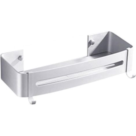 Sollbry Duschregal, Badezimmerregal, Wand-Duschkorb, Dusch-Caddy-Organizer, Aufbewahrungskorb, Aluminium (1/3)