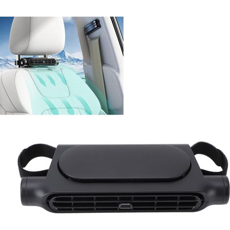 Ventilador turbo USB para asientos de coche: ventilador turbo sin rotor para asientos de coche o asientos infantiles, seguro, multifuncional y con refrigeración eficiente. (1/5)