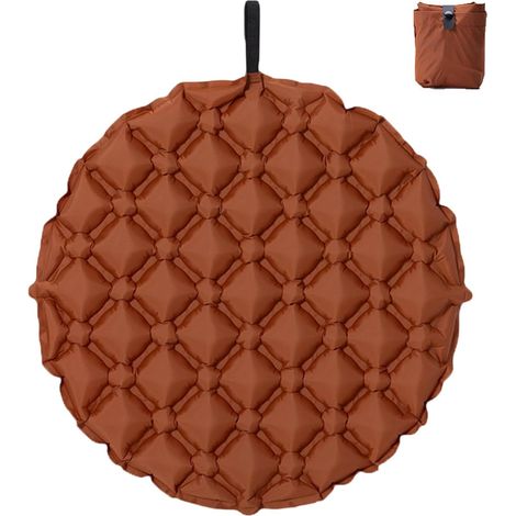 JSSEVN-Coussin de camping gonflable d'extérieur pliable - Coussin de siège gonflable - Ultra léger - Coussin de voyage pour la plage, la randonnée (1/5)