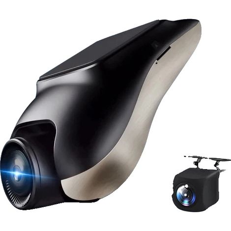 Dashcam, risoluzione 1280x720, apertura obiettivo F2.0, supporta memoria fino a 32 GB, codec video H.264, installazione a scomparsa. (1/5)